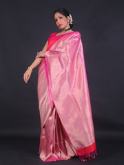 Signoraa Rani Pink Banarasi Silk Chattai Handloom Saree – BSK09560
