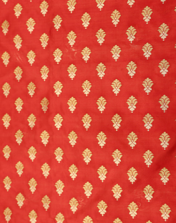 Signoraa Red Silk With Zari Butti - PMT011610