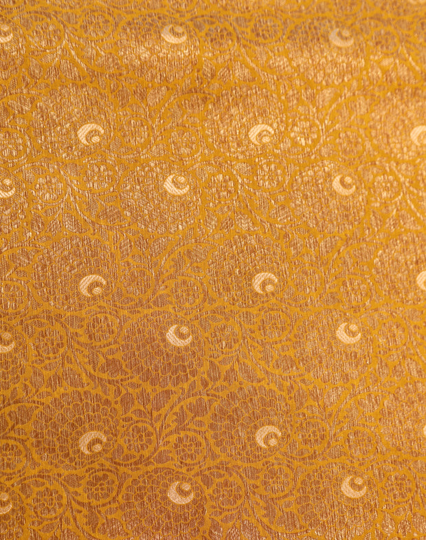 Signoraa Mustard Silk With Antique - PMT012151