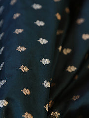 Signoraa Silk Gold Silver Zari Butti Fabric – PMT012571W   PMT012571BG