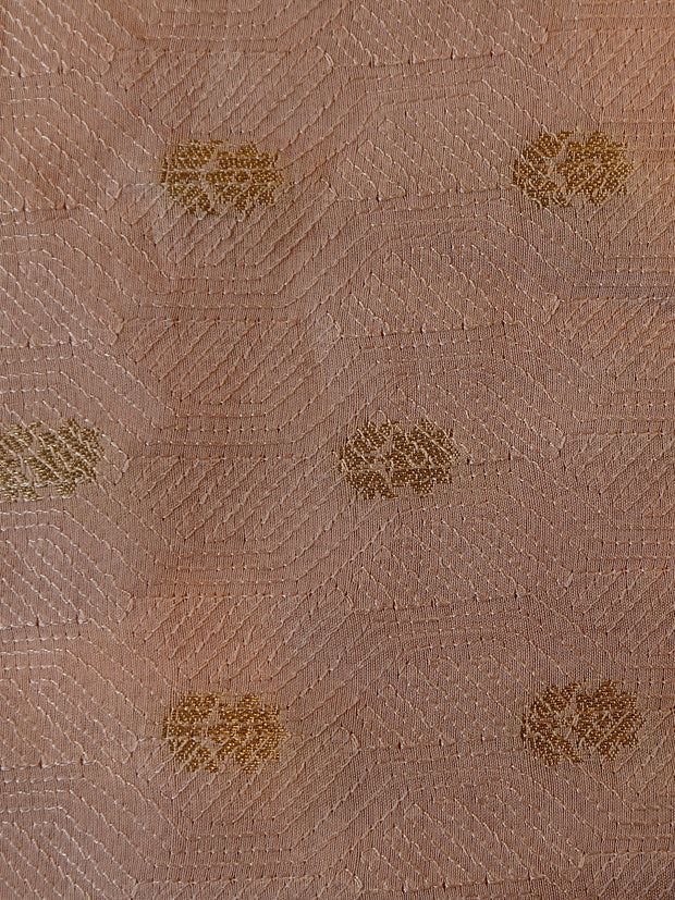 Signoraa Pink Chanderi Zari Butti Embroidery Fabric – PMT012520OP PMT012520P