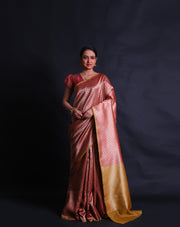The pink Banarasi cotton saree you've described sounds lovely and contemporary,- BSK010699