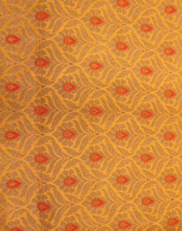 Signoraa Mustard Silk Antique With Meenakari Design - PMT010882