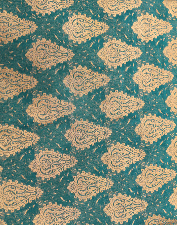Signoraa T-Blue Silk With Thread Weaving - PMT05558
