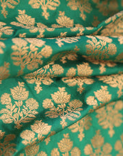 Signoraa C-Green Silk Brocade With Weaving - PMT011624