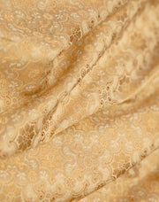 Signoraa Off-White Silk Brocade With Gold Weaving - PMT05554