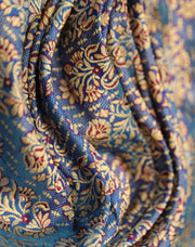 Signoraa R-Blue Silk Brocade With Meenakari Motifs - PMT05131