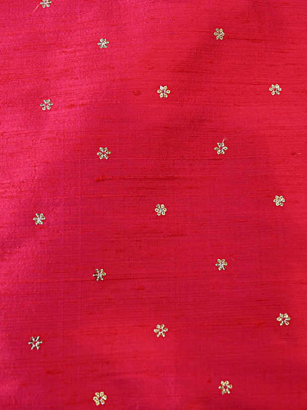 Signoraa Raw Silk Sequence Butti Fabric – PMT012562R PMT012562P PMT012562NB