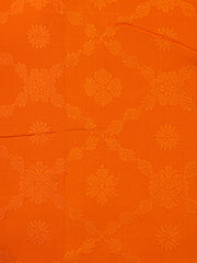 Signoraa Orange Silk Tanchui Weaving Fabric – PMT012550