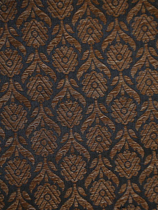 Signoraa Grey Silk Antique Jaal Weaving Fabric – PMT012247