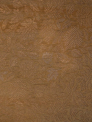 Signoraa Beige Silk Gold Jaal Weaving Fabric – PMT012271