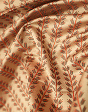 Signoraa Beige Satin Silk With Color Weaving - PMT012098