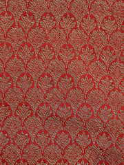 Signoraa Maroon Silk Antique Jaal Weaving Fabric – PMT012087