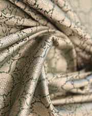 Signoraa Green Silk Silver Weaving - PMT010880