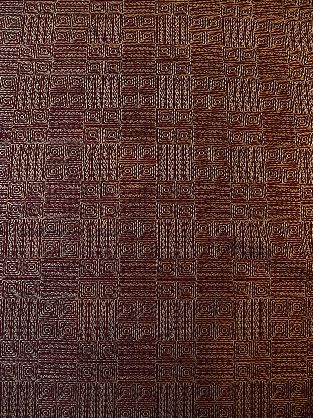 Signoraa Maroon Tussar Kantha Embroidery Fabric – PMT012557