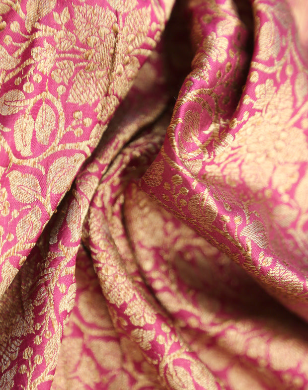 Signoraa Majenta Silk With Antique - PMT012086