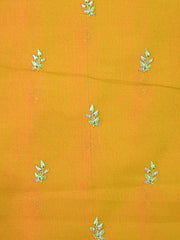 Signoraa Chanderi Cotton Gold Silver Embroidery Butti Fabric – PMT012561RP PMT012561G PMT012561M