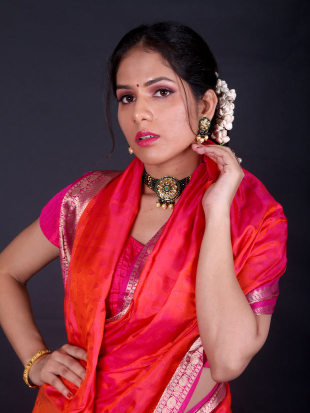 Signoraa Rani Silk Gold Zari Saree – KSL02998