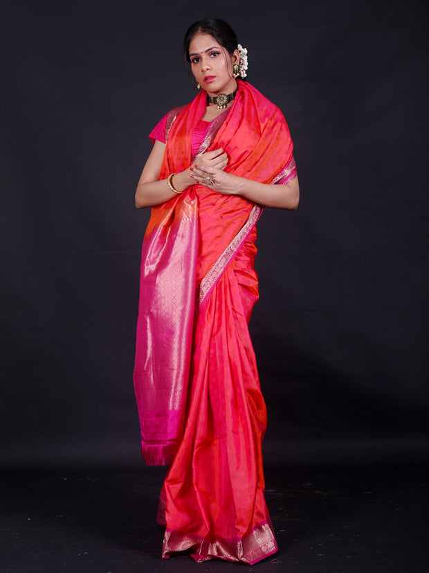 Signoraa Rani Silk Gold Zari Saree – KSL02998