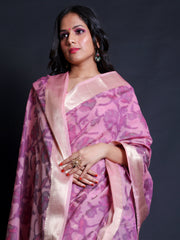 Signoraa Pink Silk Cotton Handloom Saree – CCC02254